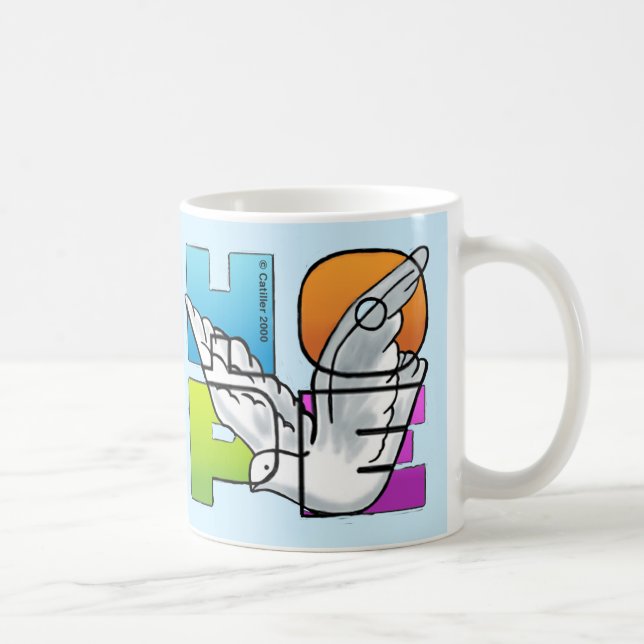 Christian Hope Dove Mug (Right)