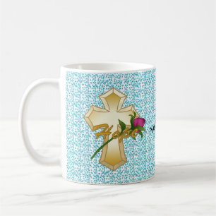 Christian Hope Rose Cross mug