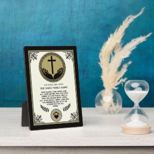 Christian House Blessing Plaque