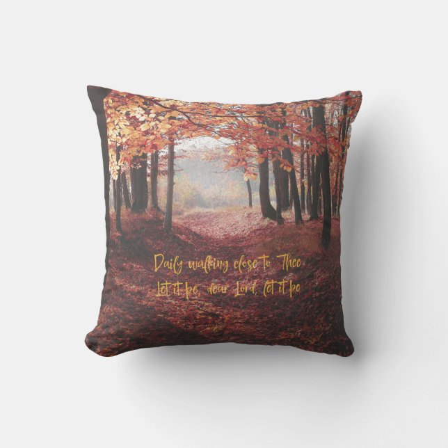 Christian Hymn Lyric Cushion (Front)