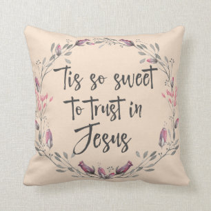 Christian Hymn Lyric Cushion