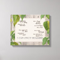 Christian I Can Only Imagine Foliage Wood Lyric