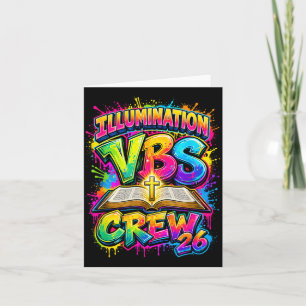 Christian Illumination Vbs Crew 2026 Youth Camp Card