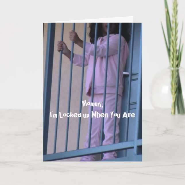 Christian Inmate Card with Gospel message inside (Front)