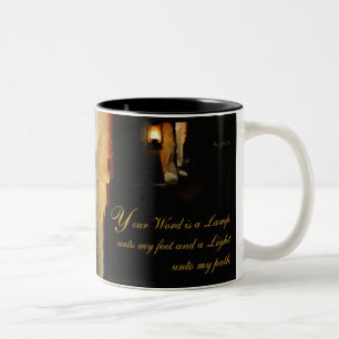 Christian Inspirational Bible Verse Encouragement Two-Tone Coffee Mug