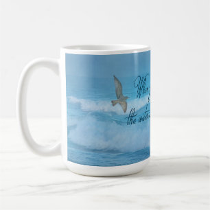 Christian Inspirational Bible Verse Mug - Is.43:2
