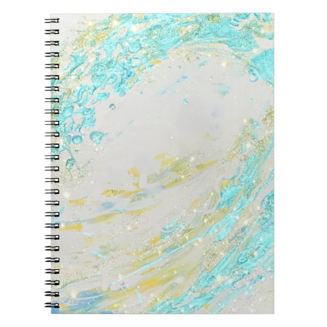 Christian inspirational prophetic art print notebook (Front)
