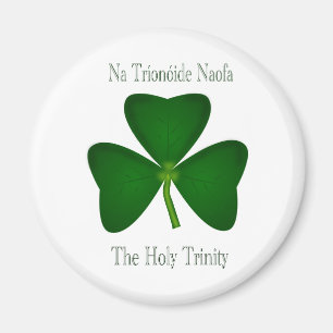 Christian Irish Clover Magnet