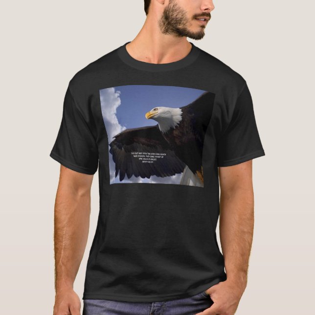 Christian Isaiah 4031 Mount Up With Wings As Eagle T-Shirt (Front)