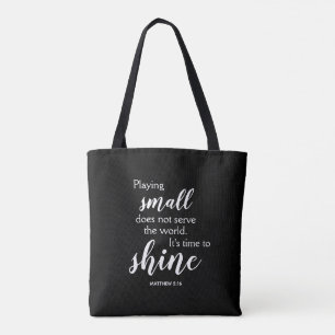 Christian IT'S TIME TO SHINE Tote Bag
