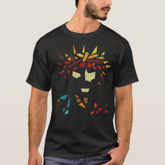 Christian Jesus Christ Crown of Thorns Stained Gla T-Shirt