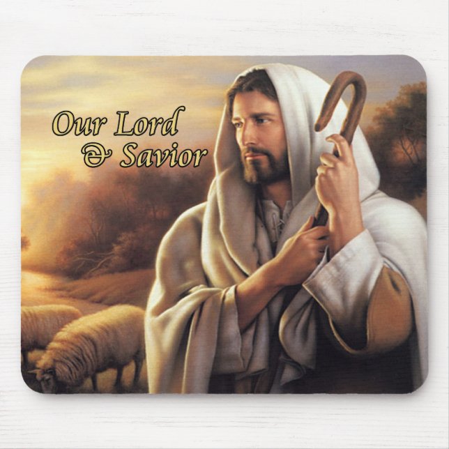 Christian, Jesus Christ Our Saviour, Religious #2 Mouse Mat (Front)