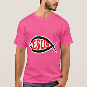 Christian Jesus Fish Symbol Ichthys Ichthus T-Shirt
