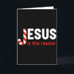 Christian Jesus Is The Reason For The Season Chris Card<br><div class="desc">Christian Jesus Is The Reason For The Season Christmas Candy</div>