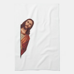 Christian Jesus is Watching you, Jesus I Saw That Tea Towel