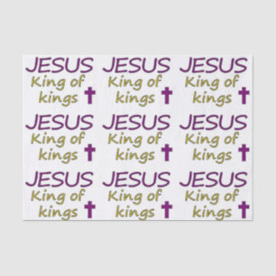 Christian Jesus King of kings Tissue Paper