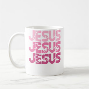 Christian Jesus Loves Jesus Forgives Jesus Saves R Coffee Mug