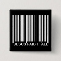 Christian Jesus Paid It All Salvation Bar Code UPC