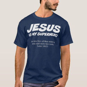 Christian Jesus Superhero Gift Christianity God Bi T-Shirt