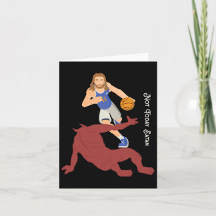 Christian Jesus Versus Satan Not Today Bysketbyll  Card