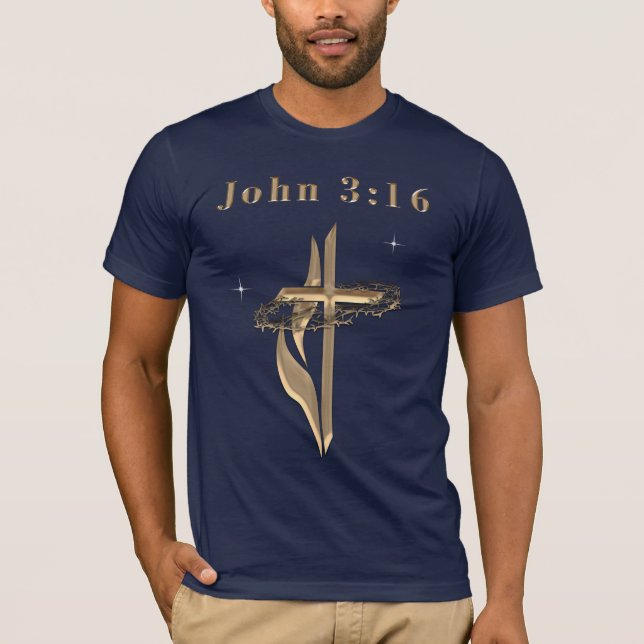 Christian John 3:16 T-Shirt (Front)