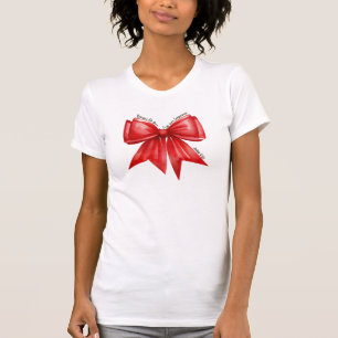 Christian John 6:57 Bow Shirt Bible Verse T-Shirt