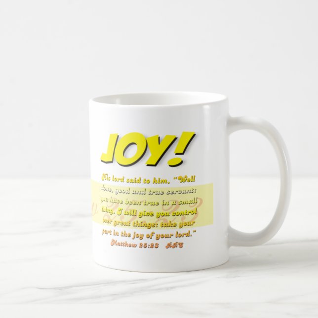 Christian Joy Coffee Mug (Right)