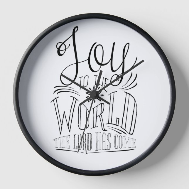 Christian Joy the the World Christmas Clock (Front)