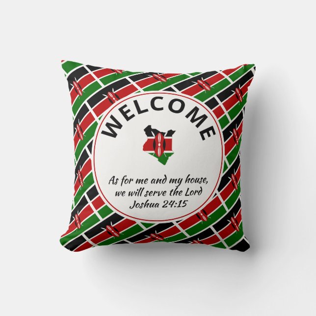 Christian KENYA Welcome Cushion (Front)