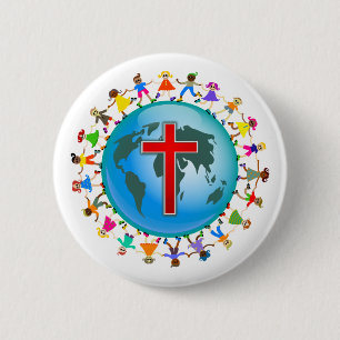 Christian Kids 6 Cm Round Badge