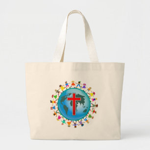 Christian Kids Large Tote Bag