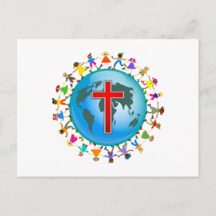 Christian Kids Postcard