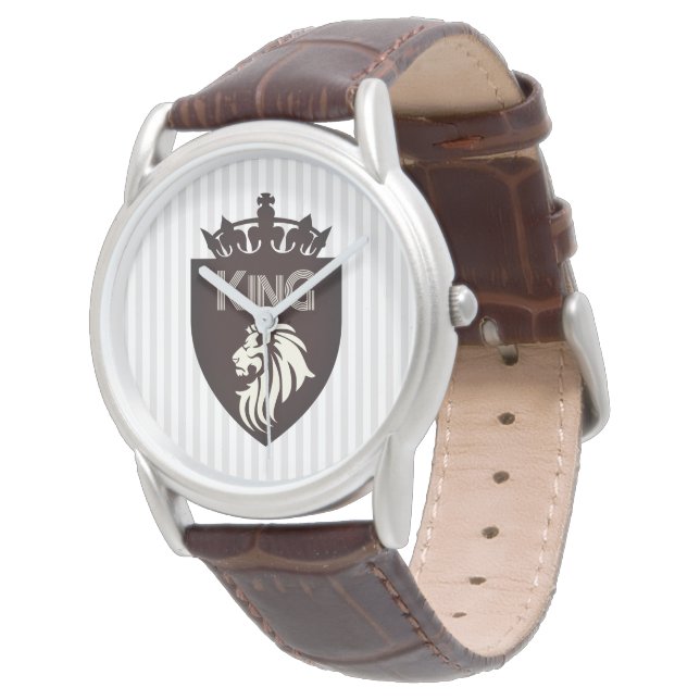 Christian King of Kings Lion Watch (Angled)