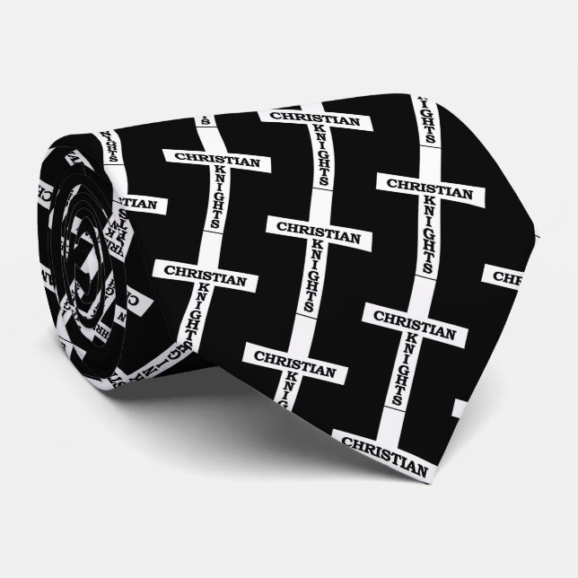 Christian Knights Neck Tie (Rolled)