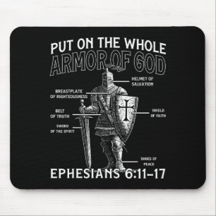 Christian Knights Templar Medieval Knight Armor Of Mouse Mat