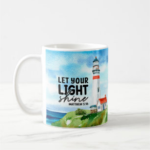 Christian Let Your Light Shine Matthew 5 : 16 Coffee Mug