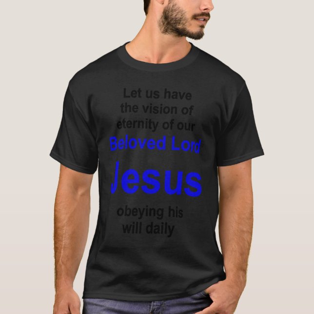 Christian lifestyle Multilingual Series English ve T-Shirt (Front)