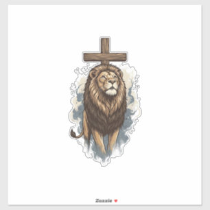 Christian Lion and Cross Vintage