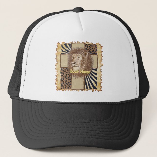 Christian Lion Cross Hat (Front)