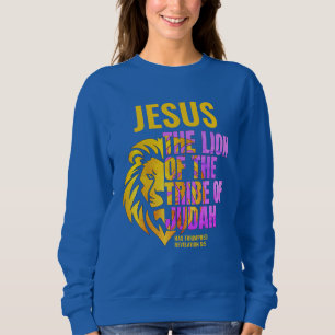  Christian Lion of the Tribe of Judah JESUS  Sweatshirt