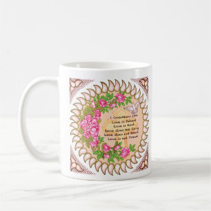 Christian Love is Patient wedding mug
