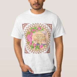 Christian Love is Patient wedding t-shirt