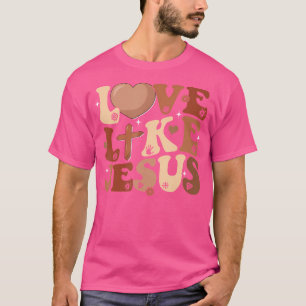 Christian Love Like Jesus Melanin Black History Ju T-Shirt