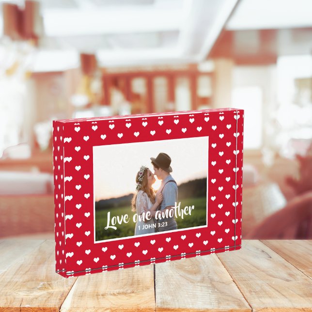 Christian Love One Another Keepsake Photo Template (Creator Uploaded)