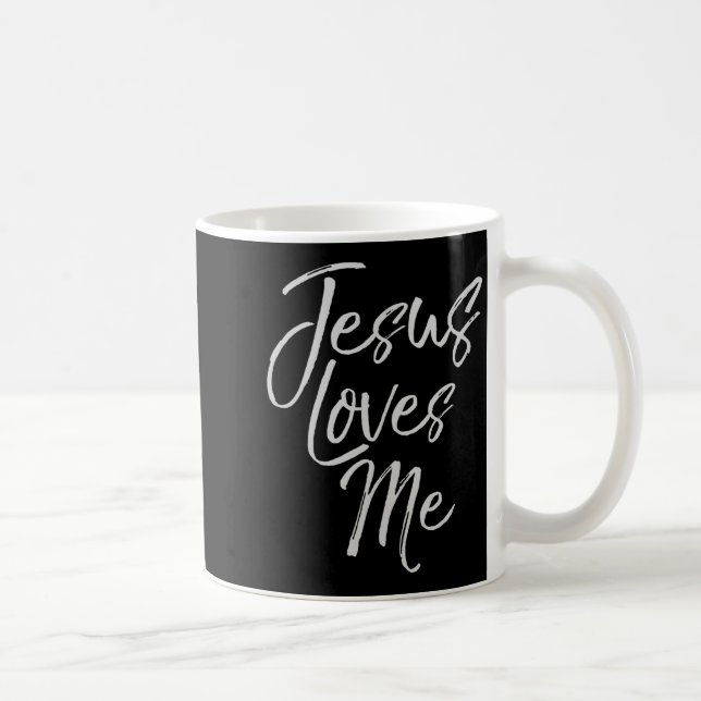 Christian Love Quote Gift For New Believers Jesus  Coffee Mug (Right)