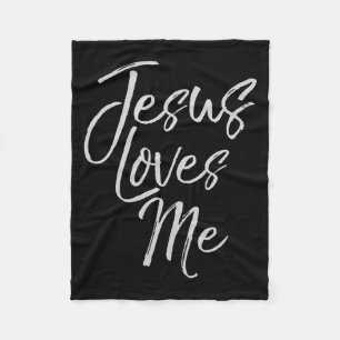 Christian Love Quote Gift For New Believers Jesus  Fleece Blanket