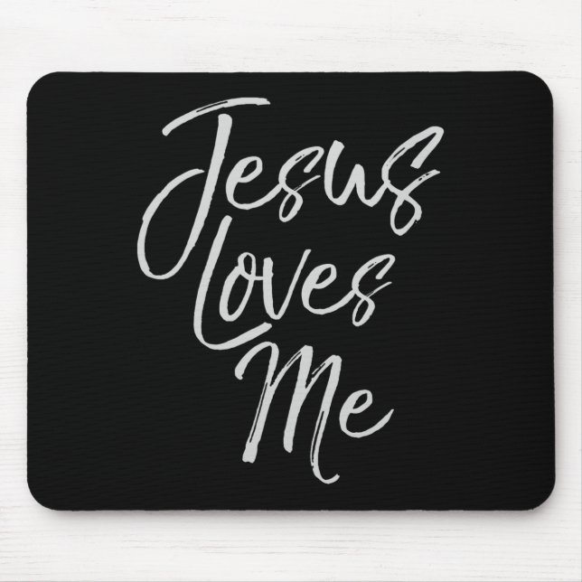 Christian Love Quote Gift For New Believers Jesus  Mouse Mat (Front)