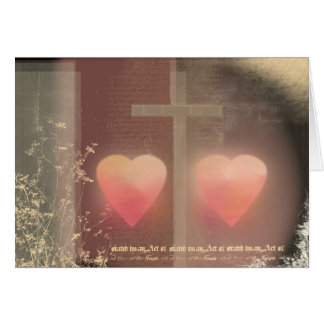 Christian love wedding card
