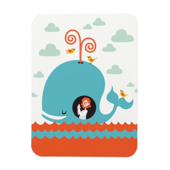 Christian Magnet Bible Story Jonah And The Whale (Vertical)
