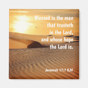 Christian Magnet Jeremiah 17:7